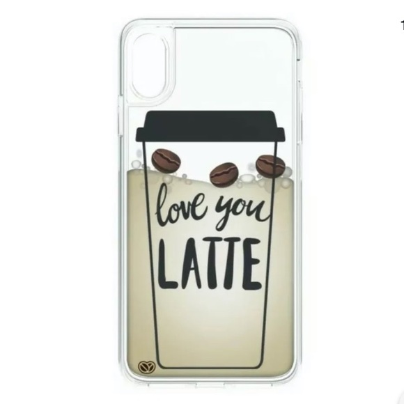 Other - iPhone Xs Max Love You Latte Coffee Rotation Case